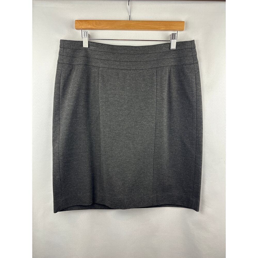 Women’s CAbi Size 12 Charcoal Grey Pencil Skirt